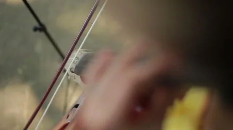 Playing the cello Stock Footage 40634602