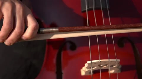 Playing the Cello Stock Footage 55362038