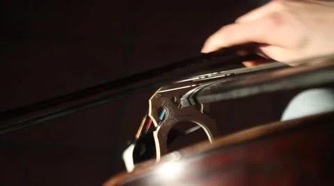 Playing cello Stock Footage 58351866