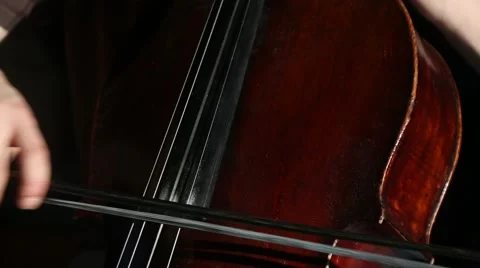 Playing cello Stock Footage 58351906