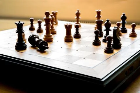 Playing Chess Stock Photos