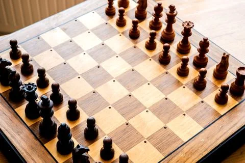 Playing Chess Stock Photos