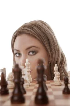 Playing Chess Stock Photos