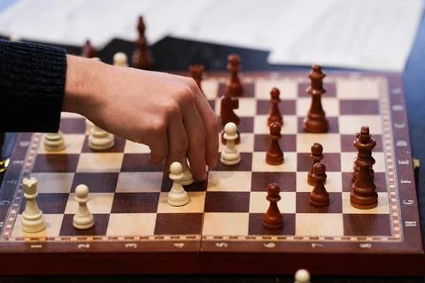 Playing Chess Stock Photos