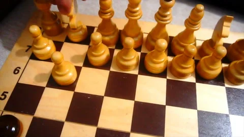 Playing chess slow motion 스톡 동영상 85583379