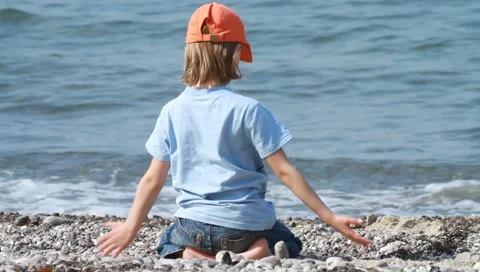 Playing child Stock Footage 3381100