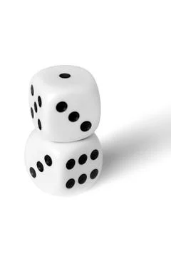 Playing cubes Stock Photos