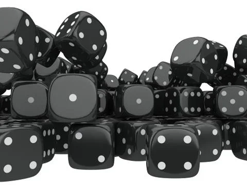 Playing dices Stock Illustration