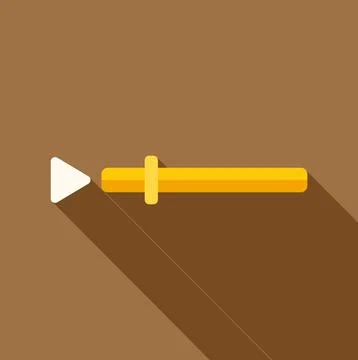 Playing digital media with a progress bar icon Illustrazione stock