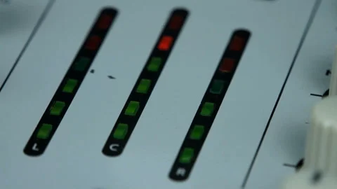 Playing DJ Mixer Stock Footage 91330814
