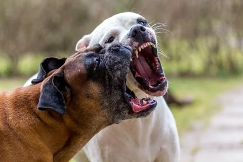Playing dogs Фото