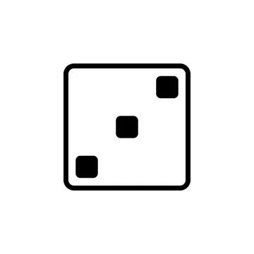 Playing dorsum three icon. Element of minimalistic icons for mobile concept and Illustrazione stock