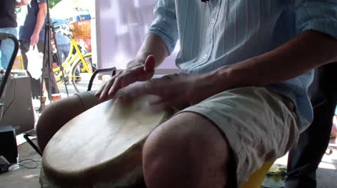 Playing drum Stock Footage 25042629