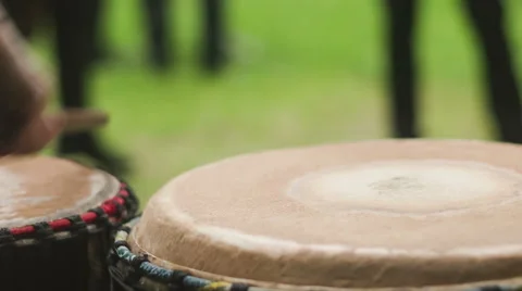 Playing on the drum Stock Footage 50653934