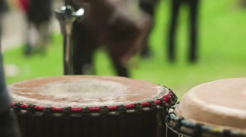 Playing on the drum Stock Footage 50749110