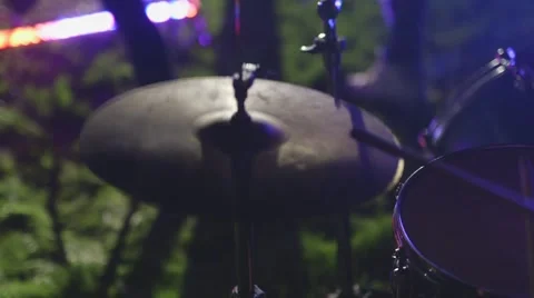 Playing Drummer Stock Footage 51749518
