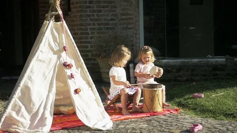 Playing the drums Stock-Footage 73833344