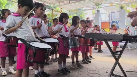 Playing Drums Stock Footage 278178670