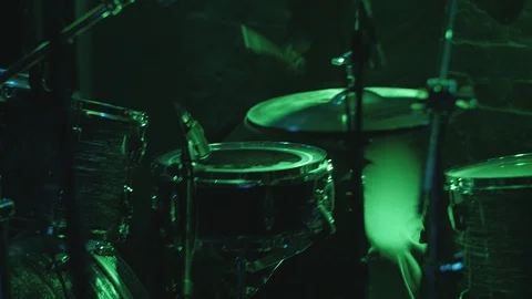 Playing Drums Live 4k Stock Footage 87580103