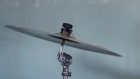 Playing Drumsticks on a Plate Stock Footage 101434481