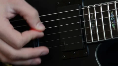 Playing Electric Guitar Video stock 50690999