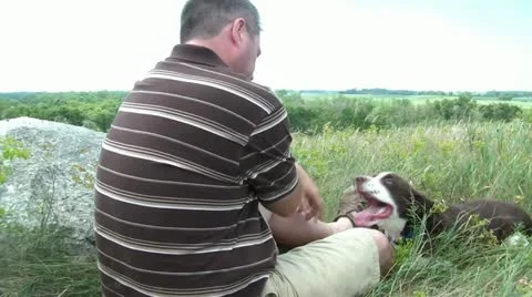 Playing Fetch with Dog 스톡 동영상 12610662