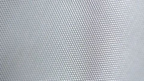 Playing with focus on a metal silver grille Stock Footage 154402972