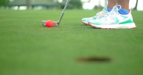 Playing Golf Stock Footage 162179787