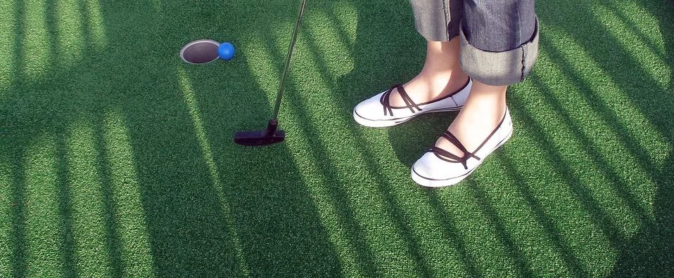 Playing Golf Stock Photos