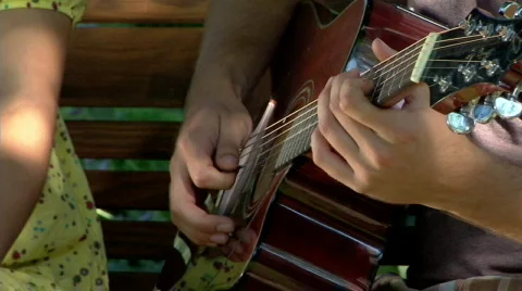 Playing Guitar 255 Stock Footage 507590