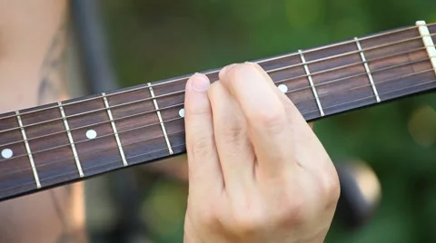 Playing Guitar Stock Footage 7902205