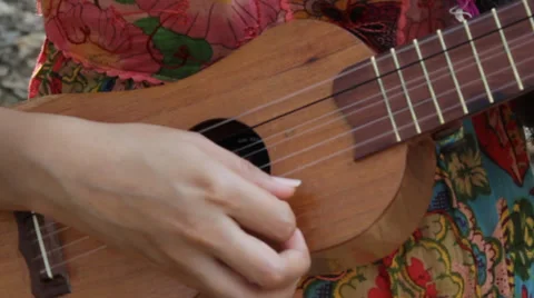 Playing guitar Stock Footage 38351253