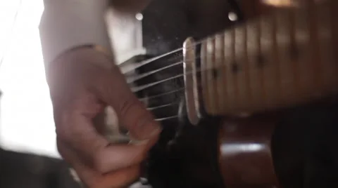 Playing the guitar Stock-Footage 41720009