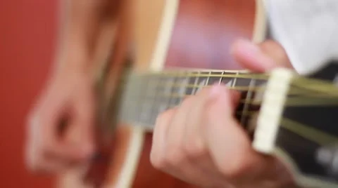 Playing guitar 動画素材 46169975