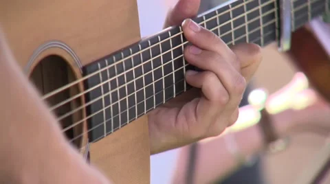 Playing the Guitar Video stock 53273206