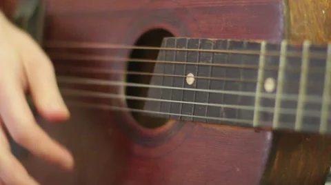 Playing Guitar Stock-Footage 57007118