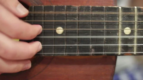 Playing Guitar Stock Footage 57007203