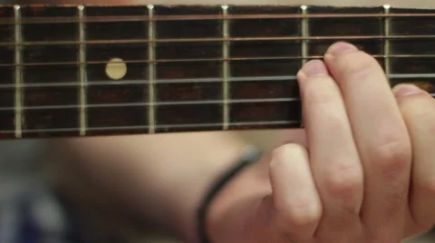 Playing Guitar Stock Footage 57007285