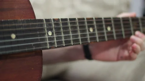 Playing Guitar Stock Footage 57007542