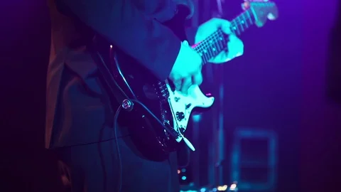 Playing The Guitar Stock Footage 100549617