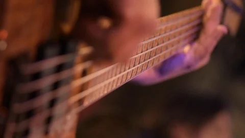 Playing the guitar Stock Footage 105925773