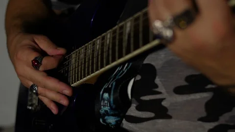 Playing guitar Video stock 110885806