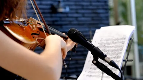 Playing guitar instrument Video stock 271347274