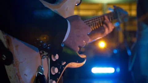 Playing Guitar At A Party Stock Footage 129618804
