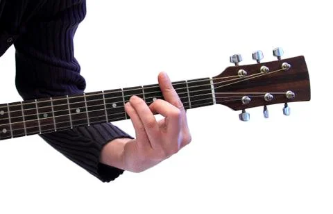 Playing guitar Stock-Fotos
