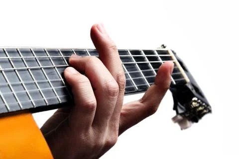 Playing guitar Stock Photos