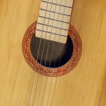 Playing the guitar Stock-Fotos