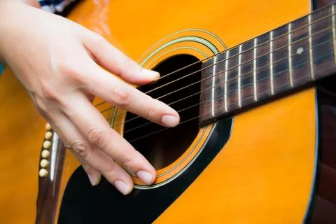 Playing Guitar Stock Photos