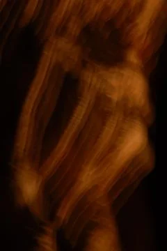 Playing with light, orange warm lines Foto stock