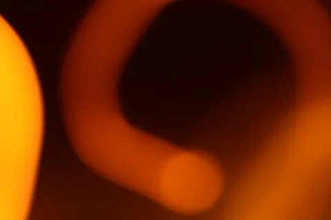 Playing with light, orange warm lines Foto stock
